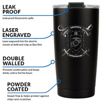 Combat Logistics Battalion-15 (CLB-15) Laser Engraved Unit Logo 20 Oz Tumbler