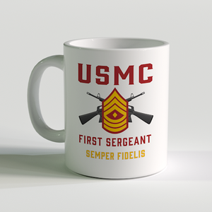 USMC Rank Coffee Mug