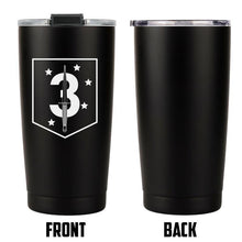 3rd MSOB USMC Unit logo tumbler, 3rd Marine Special Forces coffee cup, 3rd MSOB USMC, Marine Corp gift ideas, USMC Gifts for women 