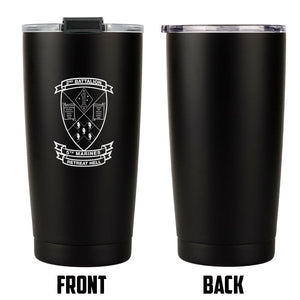 Second Battalion Fifth Marines Unit Logo tumbler, 2/5 coffee cup, 2nd Bn 5th Marines USMC, Marine Corp gift ideas, USMC Gifts for women  20oz