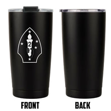Second Marine Division Unit Logo tumbler, 2D MARDIV USMC Unit Tumbler, 2nd Marine Division Marines USMC, Marine Corp gift ideas, USMC Gifts for women or men 20oz