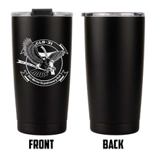 Combat Logistics Battalion 31 USMC Unit logo tumbler, CLB-31 USMC Unit Logo coffee cup, CLB-31 USMC, Marine Corp gift ideas, USMC Gifts for women or men 20 oz