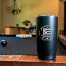 20 Oz Back The Blue Tumbler, Police Officer Gifts, Gifts for Police Men and Women, Back The Blue Tumbler, 20 Oz Stainless Steel Tumbler