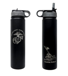 Insulated Metal Marines Water Bottle