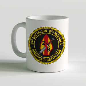 2nd battalion 8th marines, 2/8 unit coffee mug, usmc coffee mug, America's Battalion