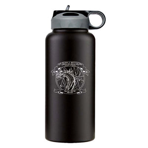 First Supply Battalion logo water bottle, 1st Supply Bn hydroflask, 1st Supply Battalion USMC, Marine Corp gift ideas, USMC Gifts for men or women flask, big USMC water bottle,  Marine Corp water bottle 