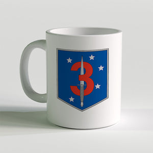 3rd Marine Special Operations Battalion logo mug, 3rd Marine Special Operations Battalion coffee cup, 3rd Marine Special Operations Battalion USMC, Marine Corp gift ideas, USMC Gifts