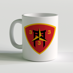 3/3 unit coffee mug, 3rd battalion 3rd Marines, USMC Coffee Mug
