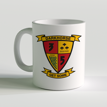 3/5 unit coffee mug, 3rd battalion 5th marines, usmc coffee mug, darkhorse