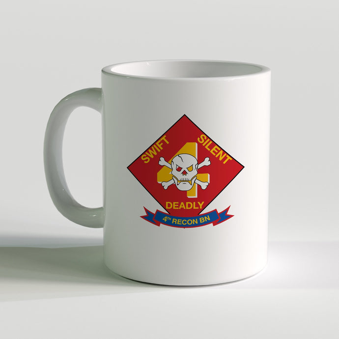 4th Reconnaissance Battalion Unit Logo Coffee Mug