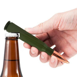 Green Bullet Bottle Opener 50 Cal