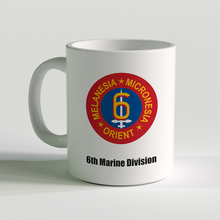 6th Marine Division Coffee Mug, USMC Coffee Mug, 6th Marine Division