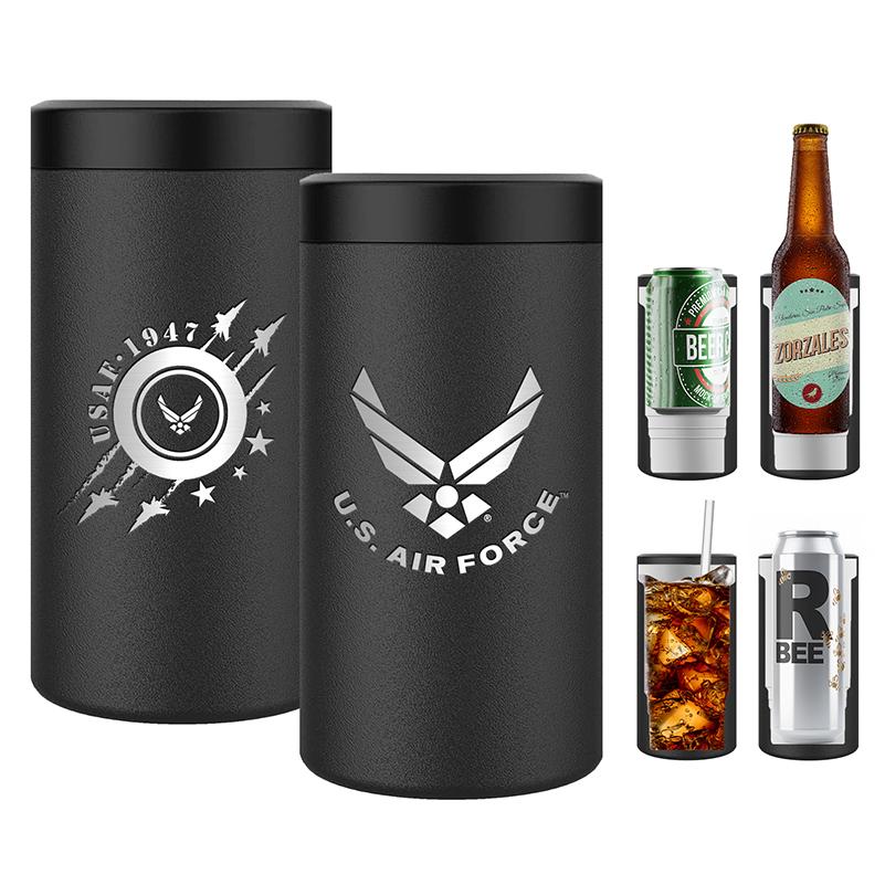4 in 1 US Air Force USAF Can Cooler Universal Koozie
