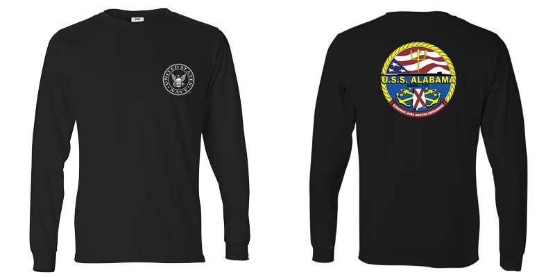 USS Alabama Long Sleeve T-Shirt, SSBN-731 t-shirt, SSBN-731