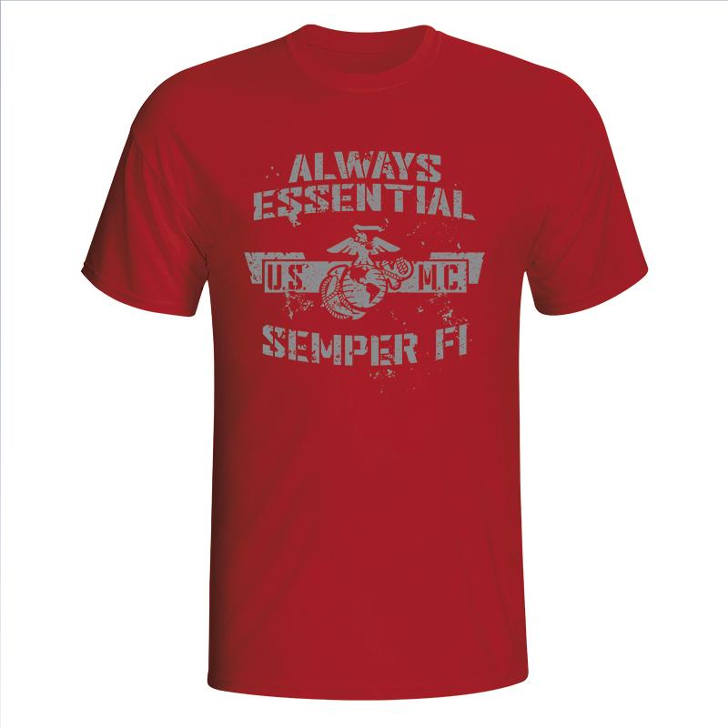 USMC Always Essential Red T-Shirt