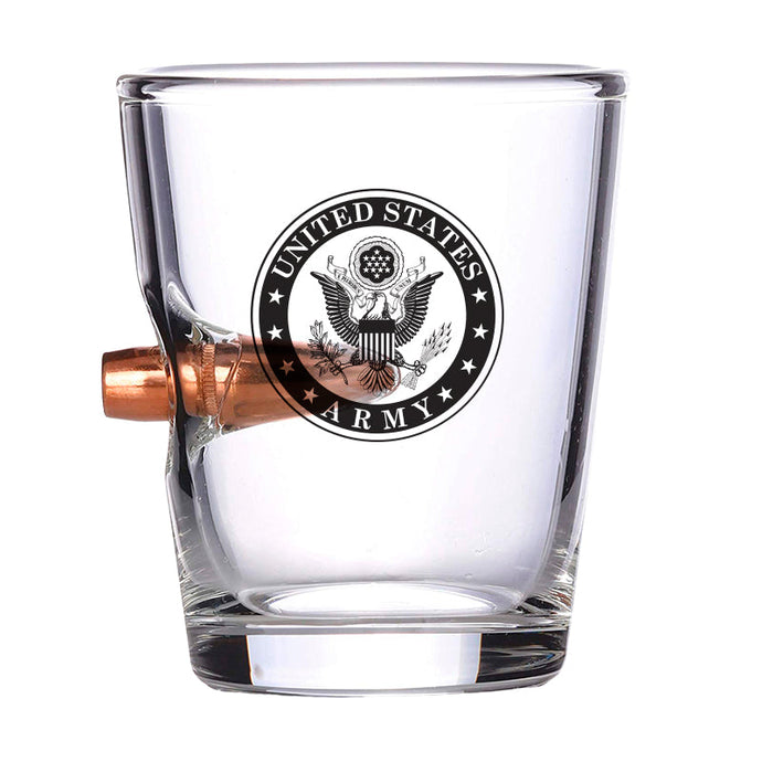 ARMY Bullet Shot Glass – Real .308 Solid Copper Bullet