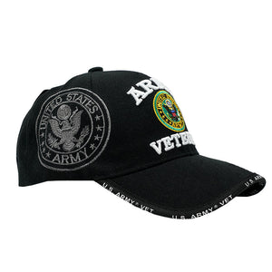 United States Army Veteran Embroidered Baseball Cap