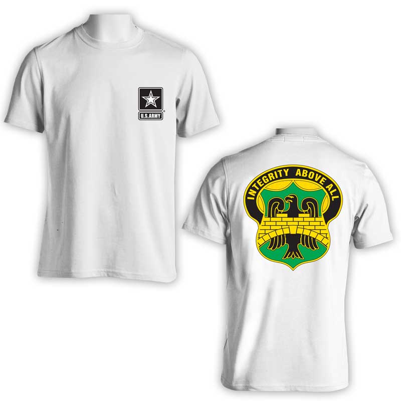 22nd Military Police Bn, US Army Military Police, US Army Apparel, US Army T-Shirt, Integrity above all