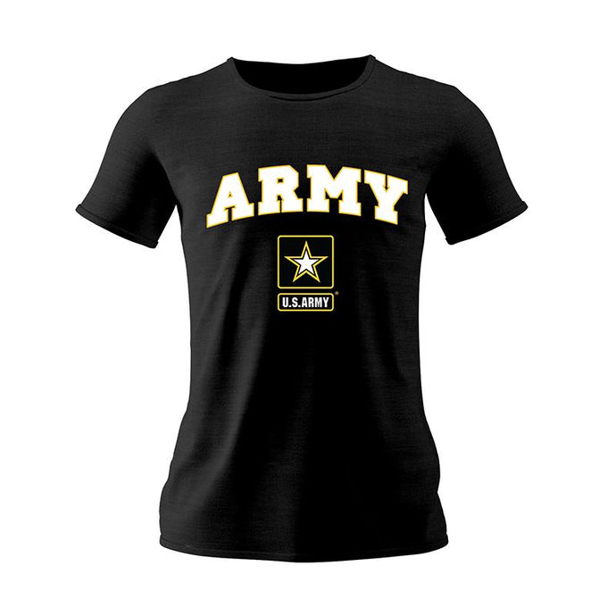 Black Army Ladie's Female T-Shirt