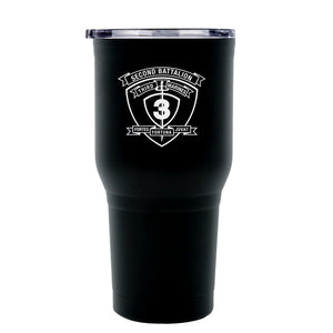 Second Battalion Third Marines Unit Logo tumbler, 2/3 coffee cup, 2d Bn 3rd Marines USMC, Marine Corp gift ideas, USMC Gifts for men or women  30oz