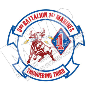 3dBn 1st Marines logo 3/1 USMC logo