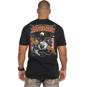 Marine ‘Fighting Eagle’ Battlespace Men’s T-Shirt