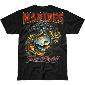 USMC ‘Eagle, Globe & Anchor’ Battlespace T-Shirt Black Back