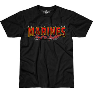 USMC ‘Eagle, Globe & Anchor’ Battlespace T-Shirt Black Front