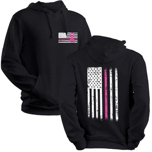 The Thin Pink Line Sweatshirt- Cancer Awareness Hoodie - Support Cancer Research