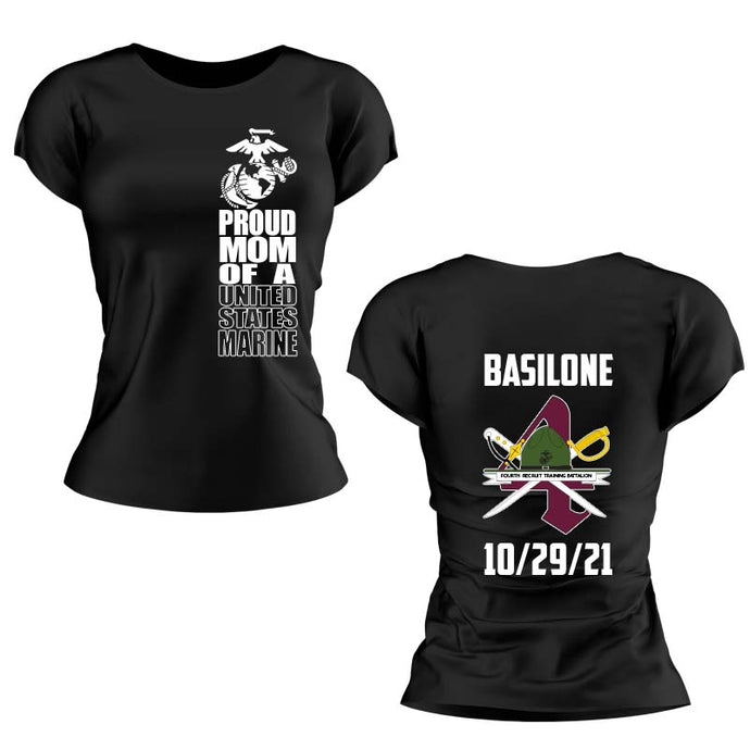 Ladies Proud Parent* of a United States Marine – Women's Marine Graduation T-shirt