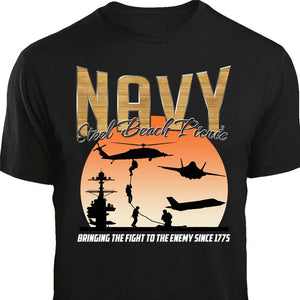 Navy Steel Beach Picnic shirt black