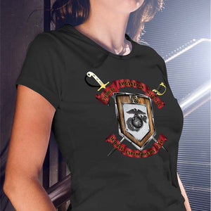 Combat Logistics Battalion 15 (CLB-15)  Unit Logo Black Women's T-Shirt