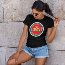 4th CEB USMC Unit ladie's T-Shirt, 4th CEB logo, USMC gift ideas for women, Marine Corp gifts for women