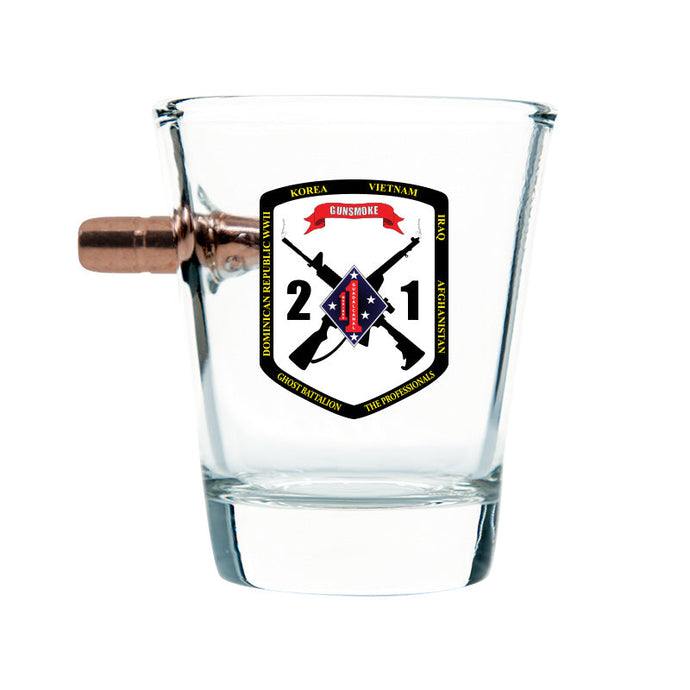 USMC Ball Gift - USMC Bullet Shot Glass