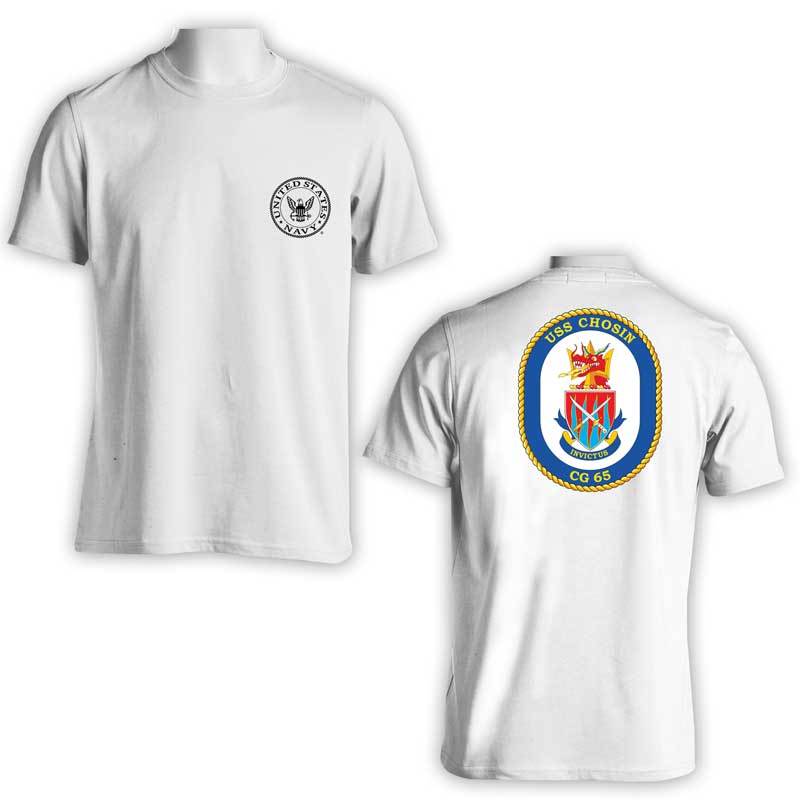 USS Chosin T-Shirt, CG 65, CG 65 T-Shirt, US Navy T-Shirt, US Navy Apparel