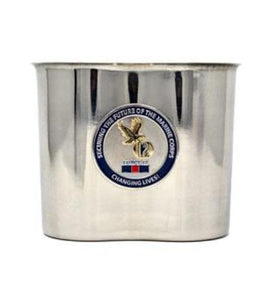 Custom 3D unit logo attached to canteen cup