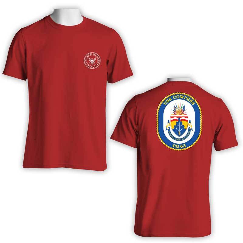 USS Cowpens T-Shirt, US Navy T-Shirt, US Navy Apparel, CG 63, CG 63 T-Shirt