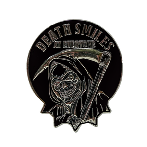 Death Smiles Coin, Death Smiles at everyone Marines smiles back, challenge coin, USMC, Marine Corps Challenge Coins, Semper Fi, Marine Corps