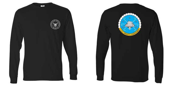 USS Dwight D. Eisenhower Long Sleeve T-Shirt, CVN-69 T-shirt, CVN 69