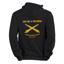 Fort Sill Field Artillery Black Sweatshirt, Fort Sill Oklahoma Vintage Black Hoodie