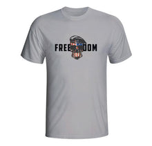 Freedom American Skull Grey T-Shirt