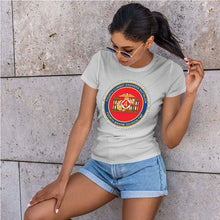 4th CEB USMC Unit ladie's T-Shirt, 4th CEB logo, USMC gift ideas for women, Marine Corp gifts for women