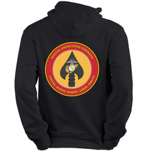 MSOB USMC Unit hoodie, MSOB logo sweatshirt, USMC gift ideas for men, Marine Corp gifts men or women Marine Special Operations Battalion