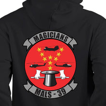 Marine Aviation Logistics Squadron 39 (MALS-39) Unit Black Sweatshirt, MALS-39 Magicians hoodie, MALS-39 unit sweatshirt, MALS-39 Magicians unit hoodie