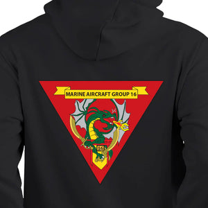 MAG-16 USMC Unit hoodie, MAG-16 logo sweatshirt, USMC gift ideas for men, Marine Corp gifts men or women