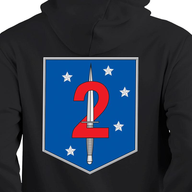 2nd MSOB USMC Unit hoodie, 2nd Marine Raider Battalion logo sweatshirt, USMC gift ideas for men, Marine Corp gifts men or women 2nd MSOB black hoody