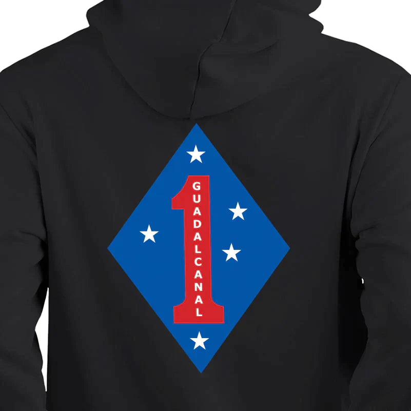 1st marine 2025 division hoodie