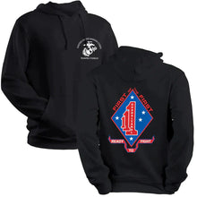 1st Battalion 1st Marines Unit Black Sweatshirt, 1/1 unit hoodie, 1/1 unit sweatshirt, 1st Bn 1st Marines unit hoodie