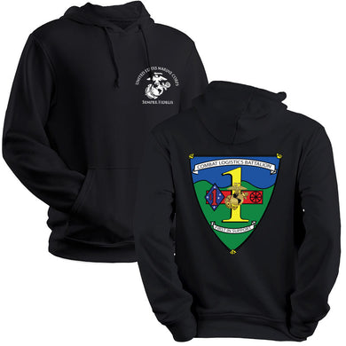 Combat Logistics Battalion USMC Unit hoodie, CLB-1 logo sweatshirt, USMC gift ideas for men, Marine Corp gifts men or women 
