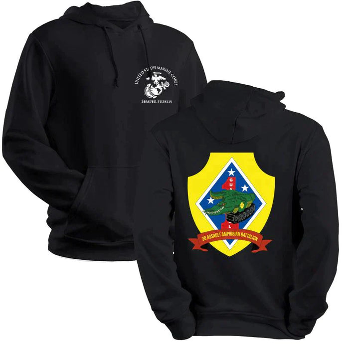 3rd AABN Unit Sweatshirt, 3rd AABN Unit Hoodie, 3rd Assault Amphibian Bn Unit Sweatshirt, USMC Unit Hoodie, USMC Unit Gear